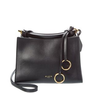 Alaïa Le Click Leather Shoulder Bag, Black
